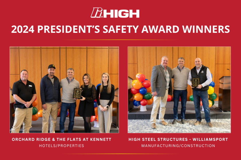 2024 High Companies President's Safety Awards 